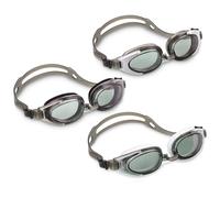 Intex Pools – Gafas de natación 55685 – Unisex adulto, ajustables, gris