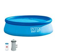 Intex 56422 - Piscina Hinchable, Ø366x76 cm, 5.621 litros, Piscina Redonda, con depuradora Cartucho, 2.006 litros/Hora, Filtro Cartucho Tipo A, para 5 Personas