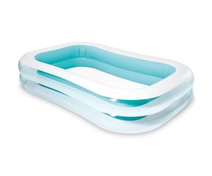 INTEX 56483NP - Piscina Hinchable Rectangular 262x175x56 cm - 770 l, Color Azul