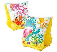 INTEX 56666 - Manguitos Piscina Niño /a Animales Marinos | Recomendado para niños /as de 3- 6 años | Hinchables para piscina | Medidas 23x15 cm | Flotadores piscina fáciles de poner y quitar