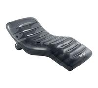 Intex 56875 Cool Grey Lounge Colchoneta Hinchable, Flotador para Piscina, Capacidad 1 Persona, Peso Máximo Soportado 100 kg, Medidas 99 x 191 cm, con Porta Bebidas, Incluye Parche de Reparación