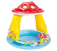 Intex 57114 - Piscina Bebé con Parasol, Multicolor, 102 x 102 x 89 cm