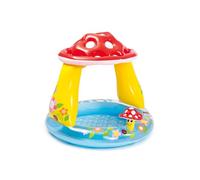 Intex 57114 - Piscina Bebé con Parasol, Multicolor, 102 x 102 x 89 cm