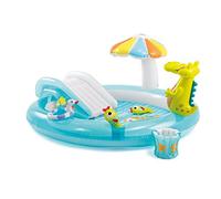 Intex 57129NP - Piscina Hinchable con tobogán y pulverizador 203 x 173 x 89 cm