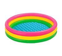 Piscina infantil intex hinchable tricolor 114x25 cm