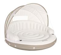 Intex Pools Isla hinchable 58292EU con toldo crema 199 x 150 cm