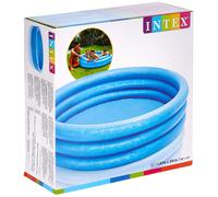 Intex Piscina de 3 anillos CRYSTAL BLUE, 147 x 33 cm