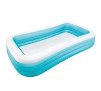 Intex 58484NP - Piscina hinchable rectangular 305 x 183 x 56 cm, 1.020 litros, Color Celeste