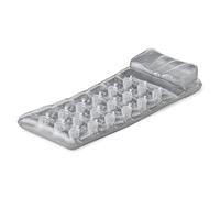 Intex 58894EU - Colchoneta Hinchable 18 Vasos Plata + Almohada 188x71 cm