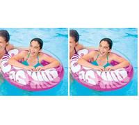 Intex 59251 - Salvavidas diseño Palmeras, 91 cm, Multicolor (Paquete de 2)
