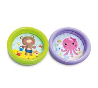 Intex 59409 Piscina redonda para bebés con estampado de animales 61x15cm 17L