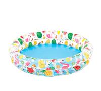 Intex 59421 Just So Fruity Piscina inflable redonda 150L con 2 anillos 2+ años