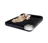 Intex Pools Colchón hinchable 64144 King Negro 182 x 203 x 25 cm Válvula 2 en 1