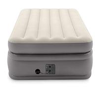 Intex 64161EP Dura-Beam Plus Essential Rest Inflatable Bed Air Mattress with Built-in Air Pump, Twin
