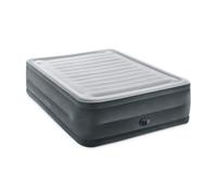 Intex 64418 Comfort-Plush High-Rise Colchón Hinchable Doble, con Tecnología Fiber-Tech, de la Línea Dura-Beam Deluxe, Medidas 152x203x56 cm, Peso Máximo 272 kg