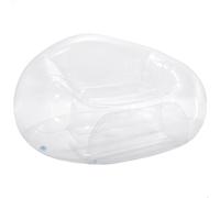 Intex 66500 Beanless Sillón Hinchable, Transparente, Muebles Hinchables, Medidas 137x127x74 cm, Cómodo Capacidad para 1 Persona, Peso Máx. 100 kg, Fácil de Hinchar, Portátil, Puff Hinchable