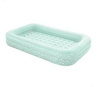 Intex 66810NP, Colchón hinchable Intex infantil & hinchador, Mint Green, 107 x 168 x 25 cm