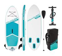 INTEX 68241 - Tabla Paddle Surf Hinchable para niños, Almohadilla Antideslizante, Medidas 244x76x13cm, Incluye Bomba de hinchado c/manómetro, 3 quillas extraíbles, 1 Remo con Mango de Aluminio