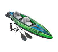 Intex 68306 - Kayak Hinchable Challenger k2 & 2 Remo - 351 x 76 x 38 cm
