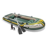 Intex 68351NP - Barca Hinchable Seahawk 4 con Remos 351 x 145 x 48 cm