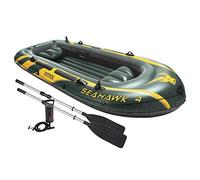 Piscinas Intex Bote hinchable Intex Seahawk 4 con remos y bomba 68351NP