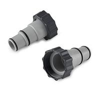 Intex Adaptador de manguera de repuesto para bombas, serie A, con rosca, paquete doble, 32 mm