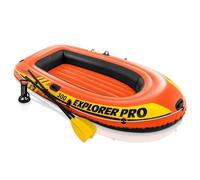 Intex - Barca hinchable Explorer Pro300 Remos + hinchador 244 x 117 x 36 cm (58358)