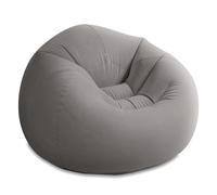 Intex Beanless Bag Inflatable Chair, 42" X 41" X 27", Beige