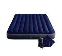 Intex Bomba de colchón Inflable 2 Cojines Blue Queen 64765