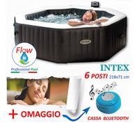 Intex BUBBLE JET MASAJE DELUXE 6 Plazas → 218x71 cm Piscina De Hidromasaje 28462