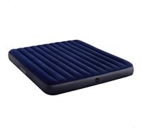 Intex Cama Colchon hinchable 183X203X25 CM Altura 25 cm, Colchon hinchable Intex premium,Cama de aire inflable para camping Color Azul oficial y original calidad de confianza