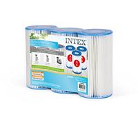 Intex - Cartucho de Filtro Tipo A para Piscinas, Paquete de 3 Unidades