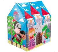 Intex Casita infantil de juegos, 95x75x107 cm, Diseño animales colorido, Varillas de plástico, Vinilo de una sola pieza con puerta y ventana, Uso interior, Juego simbólico, Niños 3 a 6 años (45642)