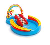 INTEX Centro De Juego Arcoíris Anillo Piscina Inflable Tobogán 57453NP