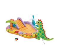 INTEX Centro de juegos acuático hinchable Dino Park con tobogán y pulverizador