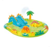 Intex centro de juegos dinosaurios hinchable tobogán y ducha