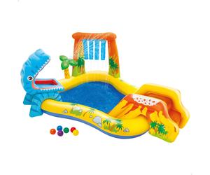 INTEX Centro juegos hinchable dinosaurio 249x191x109 cm 272l