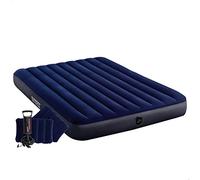 Intex Colchón hinchable Dura-Beam, Cama de aire inflable para camping Color Azul, acampada