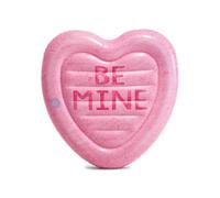 INTEX Colchón Inflable Candy Heart Isla Forma De Corazón 145x142cm Para Piscina