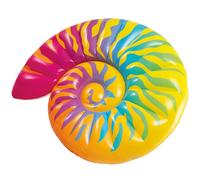 Intex Colchoneta Piscina Caracola, Flotadores Originales 157x127x25 cm, Capacidad 1 Persona, Peso máximo soportado 100kg, Incluye Parche de reparación (58791)