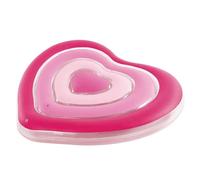 Intex Colchoneta Hinchable Gigante, 135x25x155 cm, Diseño corazón, con 2 cámaras de Aire, Incluye Parche reparación, Colchonetas de Piscina, Hinchables Playa, Juguete Agua, Flotador (58727)