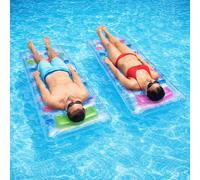 Intex Colchoneta Inflable Transparente Para Piscina SunTanner