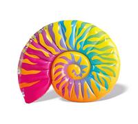 Intex Colchoneta Piscina Caracola, Flotadores Originales 157x127x25 cm, Capacidad 1 Persona, Peso máximo soportado 100kg, Incluye Parche de reparación (58791)