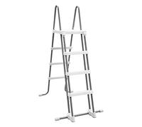 Intex Escalera Piscina escalones extraíbles 122 cm (55058) | Peldaños exteriores desmontables con 2 cierres plegables aseguran el acceso, peldaños antideslizantes y tapas protectoras