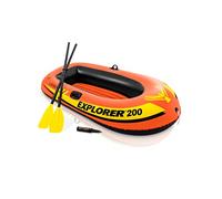 INTEX Explorer 200, Bote Inflable para 2 Personas, Unisex, Naranja, 73"x37"x16"