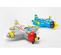 Intex Figura Avion Hinchable (132X130 CMS) con Pistola Lanza Agua, Multicolor (57537NP) , Modelos/colores Surtidos, 1 Unidad