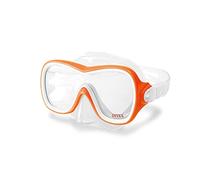 Intex Gafas buceo unisex, De policarbonato y silicona, Ajustables, 8 años, Latex Free, Hipoalergénicas, Snorkel infantil, Visión panorámica, 2 colores surtidos, Envío aleatorio (55978)