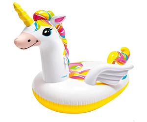 Intex Hinchable Gigante, Cuerda de Agarre, Incluye Parche reparación, Flotador Doble Adulto, Colchonetas hinchables, Colchoneta Piscina