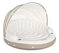 INTEX Isla Flotante Con Dos Portavasos Y Protección Solar Desmontable 58292EU