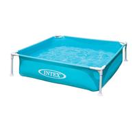 57173 piscina sobre suelo Piscina con anillo hinchable Rectangular azul, Piscina con anillo hinchable, 10,7 kg